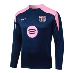 Survetement Barca Training 2025 2026 Bleu Rose