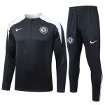 Survetement Chelsea Training 2025 2026 Noir Blanc