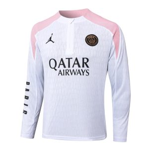 Survetement PSG Training 2024 2025 Blanc Rose