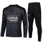 Survetement PSG Training 2024 2025 Noir Motif