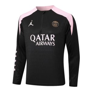 Survetement PSG Training 2024 2025 Noir Rose