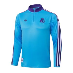 Survetement Real Madrid Training 2025 2026 Bleu Ciel