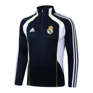 Survetement Real Madrid Training 2025 2026 Noir Blanc