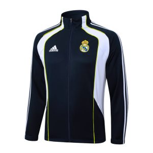 Survetement Real Madrid Veste 2025 2026 Noir Blanc
