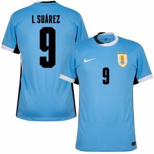 Maillot Uruguay Domicile 2025 2026 L. Suarez (1)