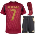 Maillot Kit Enfant Belgique Domicile 2024 2025 De Bruyne