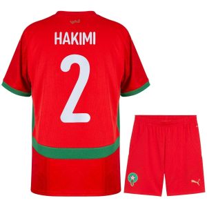 Maillot Kit Enfant Maroc Domicile 2025 2026 Hakimi (1)