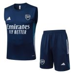 Debardeur Short Arsenal 2025 2026 Bleu Blanc