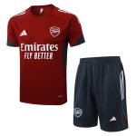 Ensemble Maillot Short Arsenal 2025 2026 Rouge Bleu