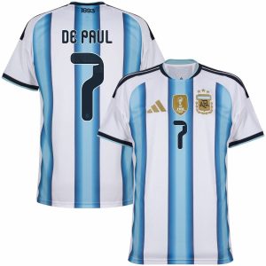 Maillot Argentine Domicile 2026 2027 De Paul (1)
