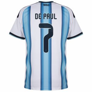 Maillot Argentine Domicile 2026 2027 De Paul (3)