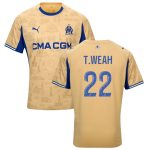 Maillot OM Fourth 2025 2026 Weah (1)
