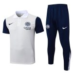 Survetement Inter Milan Polo 2025 2026 Blanc Bleu