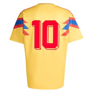 Maillot Colombie Adidas Exterieure 1990 James (1)