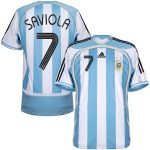 Maillot Argentine Adidas Domicile 2006 Saviola (1)
