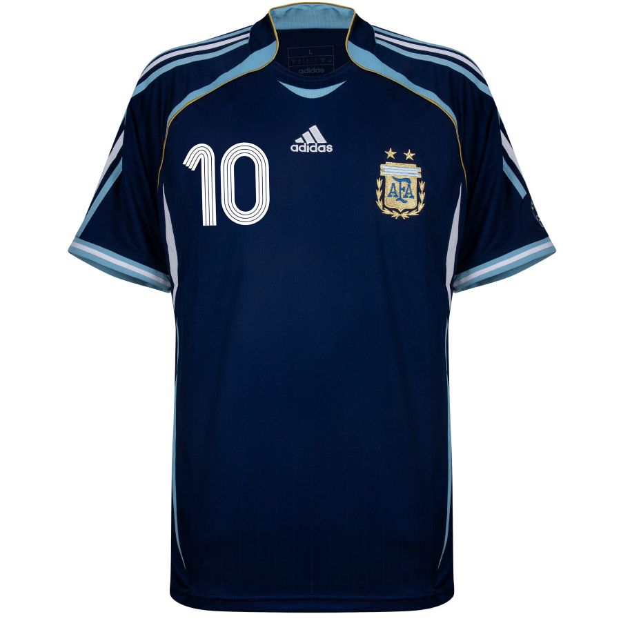 Maillot Argentine Adidas Exterieur 2006 Riquelme (2)