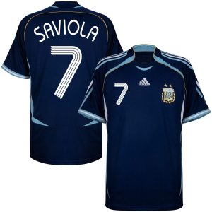 Maillot Argentine Adidas Exterieur 2006 Saviola (1)