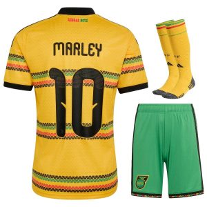 Maillot Kit Enfant Jamaique Domicile 2026 Bob Marley 10