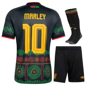 Maillot Kit Enfant Jamaique Exterieur 2026 Bob Marley 10
