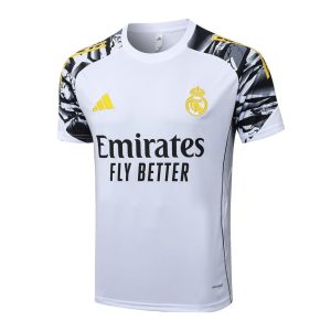 Ensemble Maillot Short Real Madrid 2025 2026 Blanc Tache