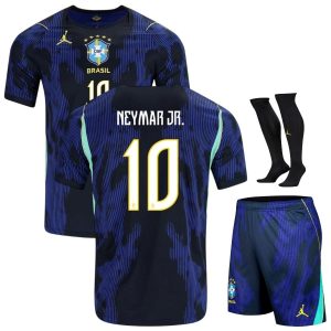 Maillot Bresil Kit Enfant Exterieur 2026 2027 Neymar JR