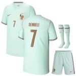 Maillot Equipe de France Kit Enfant Vert Coupe du Monde 2026 Dembele