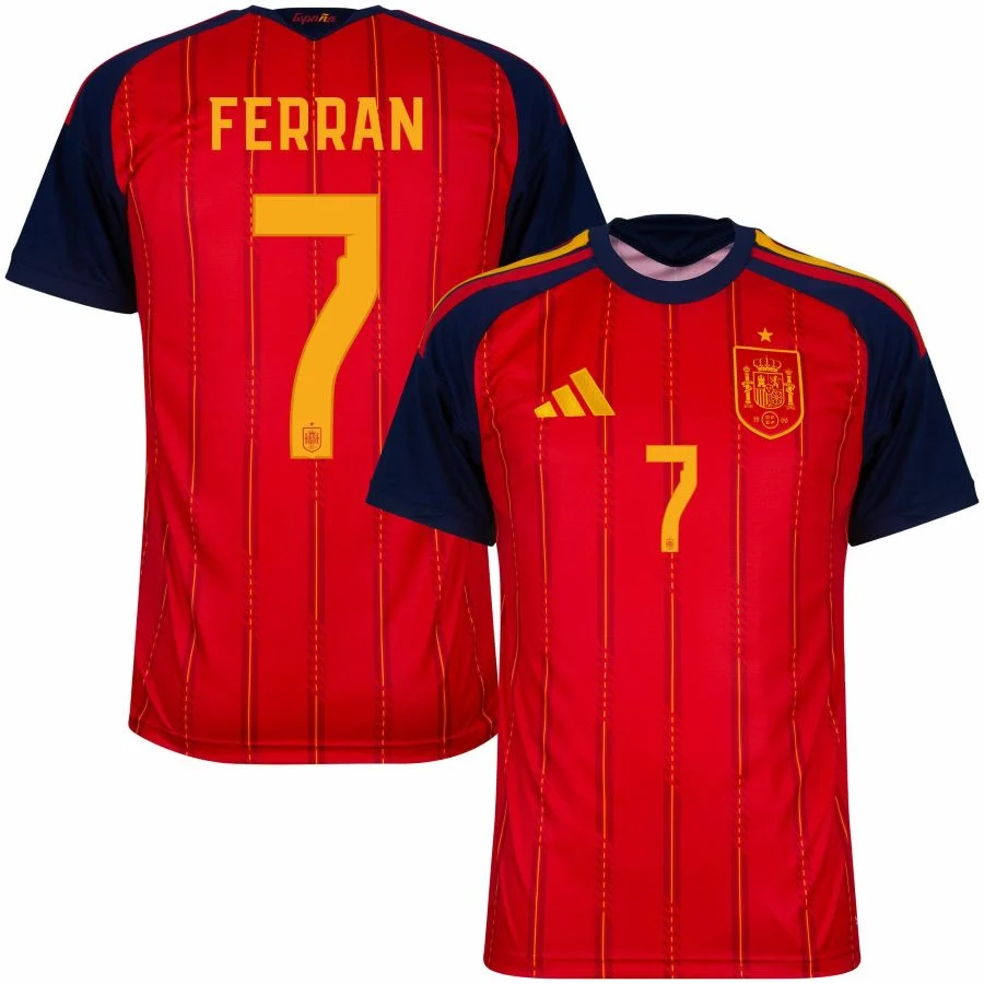 Maillot Espagne Domicile 2026 2027 Ferran (1)