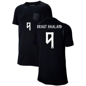 Maillot Norvège Enfant Exterieur 2026 2027 Haaland (1)