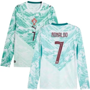 Maillot Portugal Exterieur 2026 2027 Ronaldo Manches Longues (3)