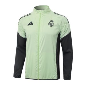 Survetement Real Madrid Veste 2025 2026 Vert Pastel