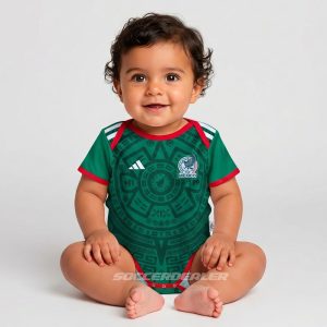 Body Bébé Mexique Domicile Coupe du Monde 2026
