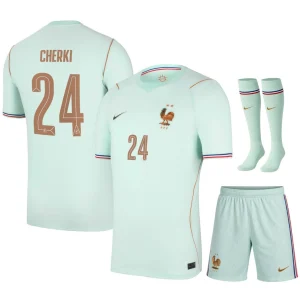 Camiseta de la Selección Nacional de Francia para Niños, Equipación de Visitante para el Mundial 2026 Cherki