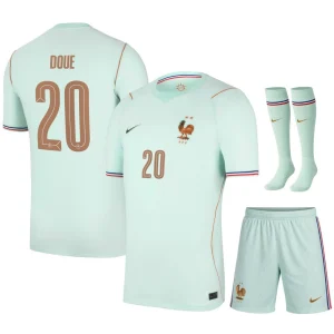 Camiseta de la Selección Nacional de Francia para Niños, Equipación de Visitante para el Mundial 2026 Doue