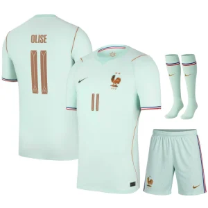 Camiseta de la Selección Nacional de Francia, equipación de visitante para niños, Copa Mundial 2026, Olise