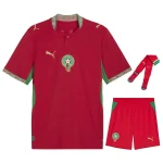 Maillot Maroc Kit Enfant Domicile Coupe du Monde 2026