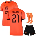 Maillot Pays Bas Kit Enfant Domicile 2026 2027 De Jong