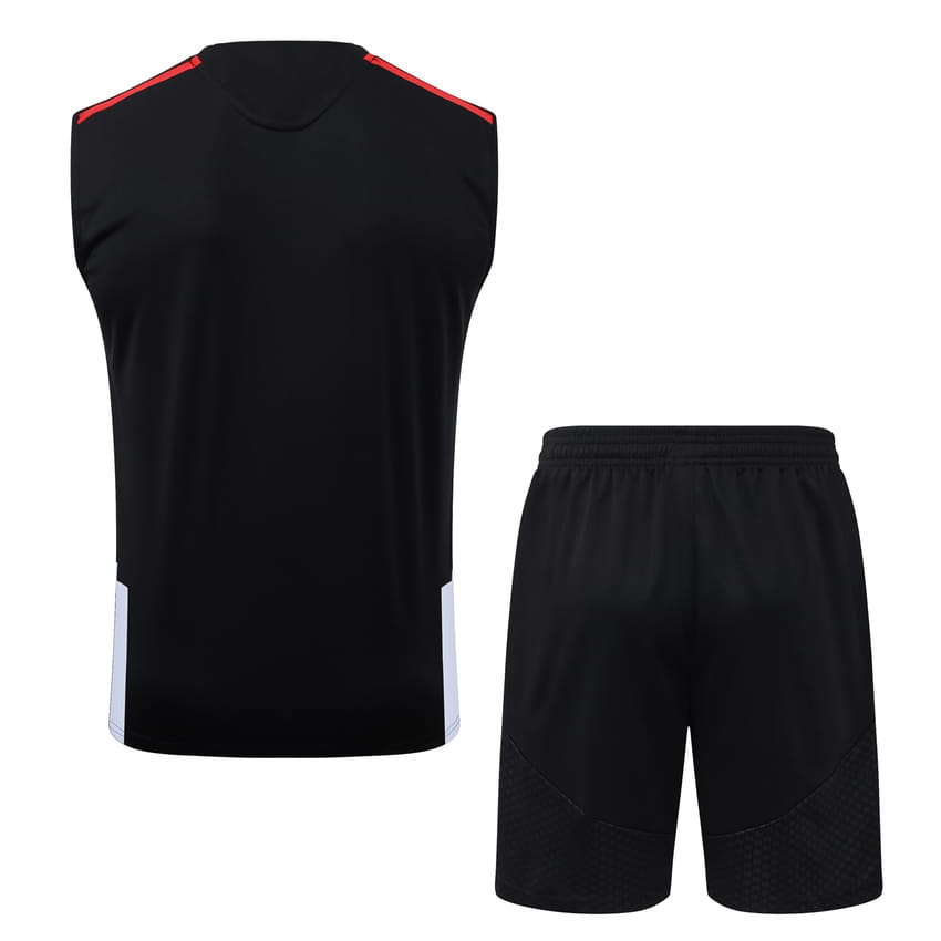 Debardeur Short Arsenal 2026 2027 Noir Rouge