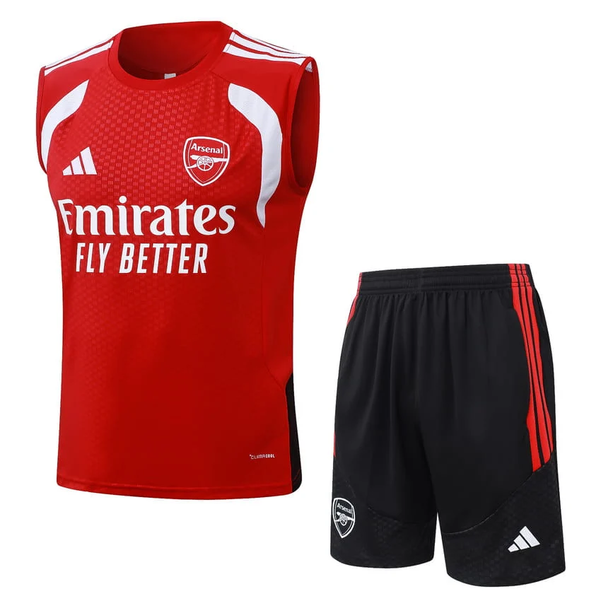 Debardeur Short Arsenal 2026 2027 Rouge Clair