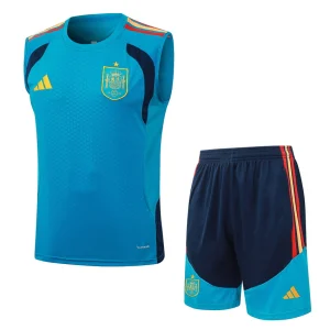 Debardeur Short Espagne 2026 2027 Bleu Clair