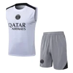 Debardeur Short PSG 2026 2027 Blanc Gris