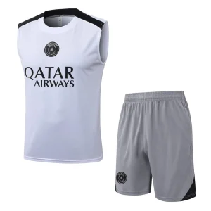Debardeur Short PSG 2026 2027 Blanc Gris