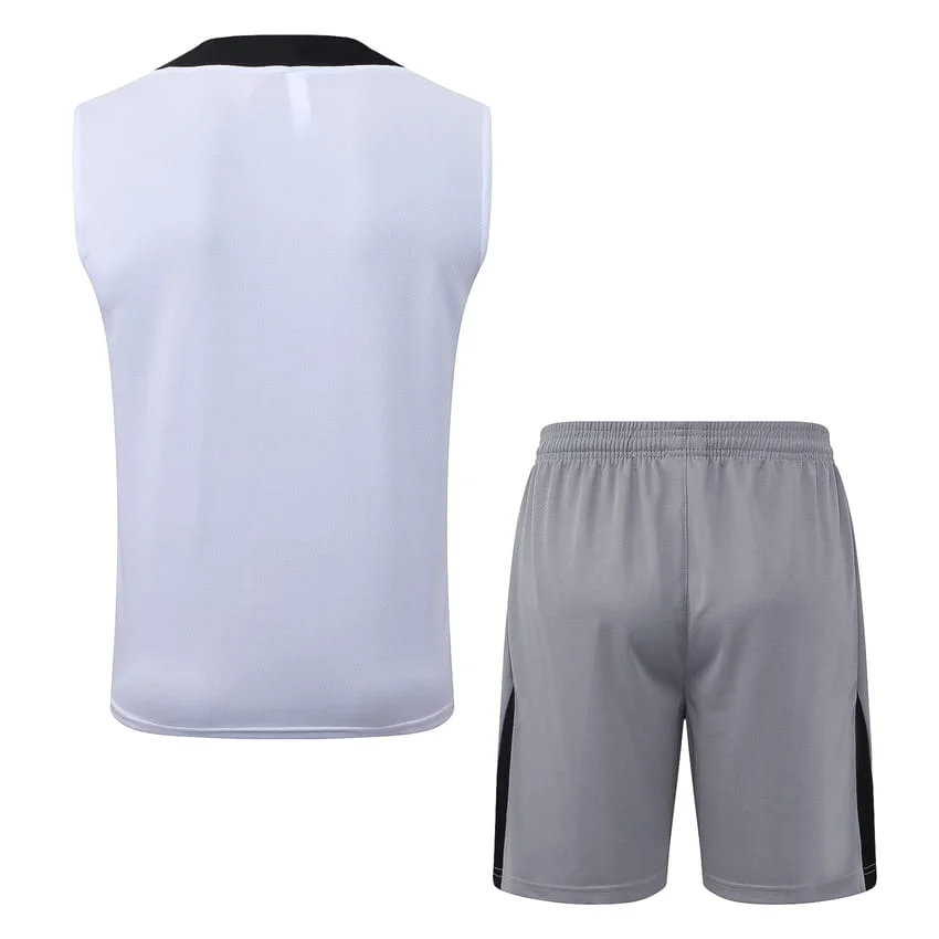 Debardeur Short PSG 2026 2027 Blanc Gris