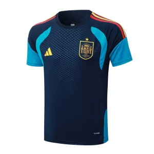 Ensemble Maillot Short Espagne 2026 2027 Bleu Sombre