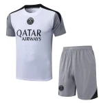 Ensemble Maillot Short PSG 2026 2027 Blanc Gris