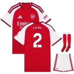Maillot Arsenal Kit Enfant Saliba Domicile 2026 2027