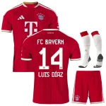 Maillot Bayern Munich Kit Enfant Domicile 2026 2027 Luis Diaz