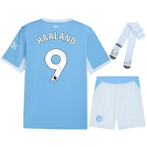 Maillot Kit Enfant Manchester City Domicile 2026 2027 Haaland
