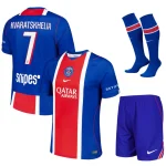 Maillot Kit Enfant PSG Domicile 2026 2027 Kvaratskhelia