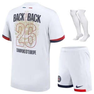 Maillot Kit Enfant PSG Exterieur 2 étoiles Champion 26