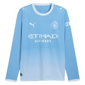 Maillot Manchester City Domicile 2026 2027 Manches Longues (1)